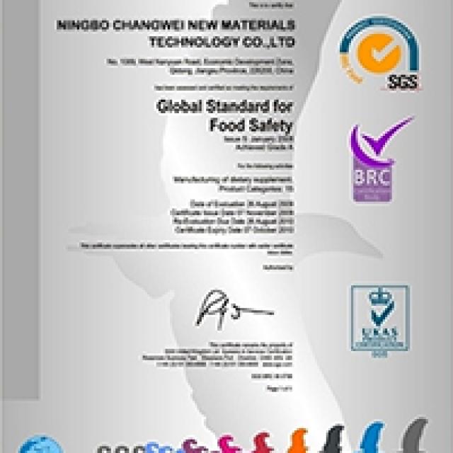 SGS Certificate