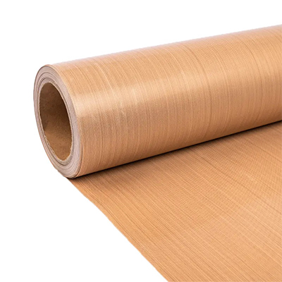 PTFE Teflon Coated Fiberglass Fabric with Brown Color