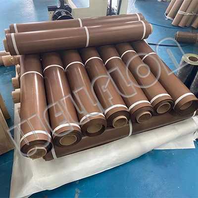 Teflon coated fiberglass cloth